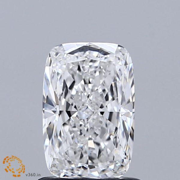 1.05 Carat Cushion Cut Lab-Created Diamond For Sale