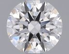 1.04 Carat Round Cut Lab-Created Diamond For Sale