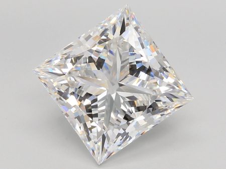 5.57 Carat Princess Cut Lab-Created Diamond Hot on Sale