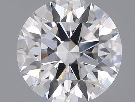 1.37 Carat Round Cut Lab-Created Diamond on Sale