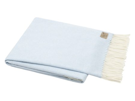 Sky Blue Italian Herringbone Throw Online