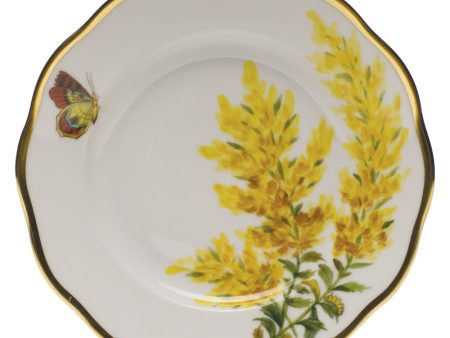 American Wildflowers Tall Goldenrod Salad Plate Online now