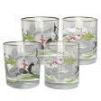 Hunt Scene Bourbon Glasses Set of 4 Cheap