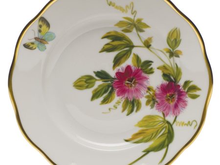 American Wildflowers Passion Flower Salad Plate For Cheap