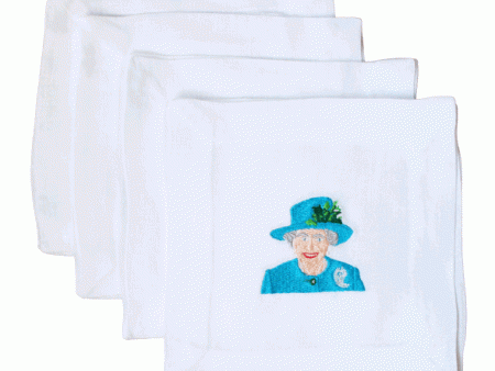 Queen Elizabeth Cocktail Napkins Online