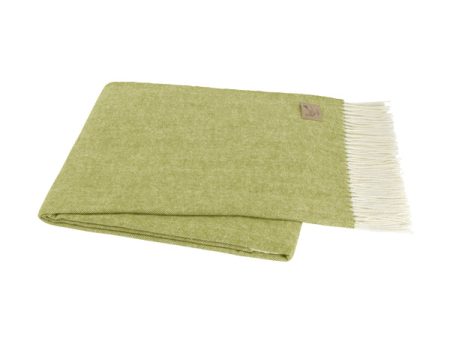 Lemongrass Italian Herringbone Throw For Discount