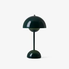 Flowerpot Portable Table Lamp-Dark Green Cheap