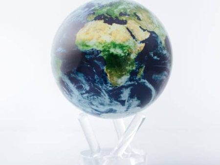 Earth With Clouds Rotating Globe For Sale