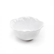 White Peony Serving Bowl Cheap