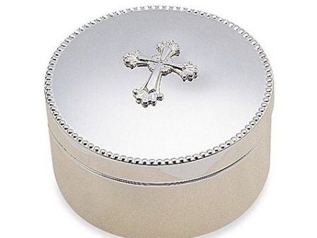 Abbey Silverplate Cross Box Cheap