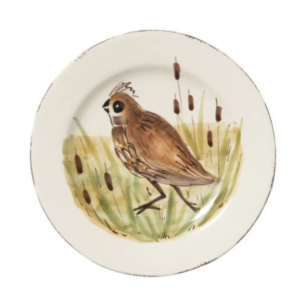 Quail Salad Plate For Sale