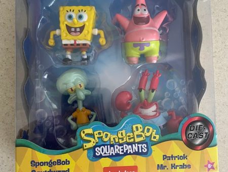 Jada Metals  2.5  4 Pack Spongebob Squarepants on Sale