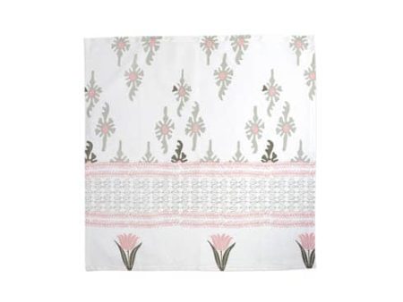 Bohemian Linens Gray Pink Napkins Fashion