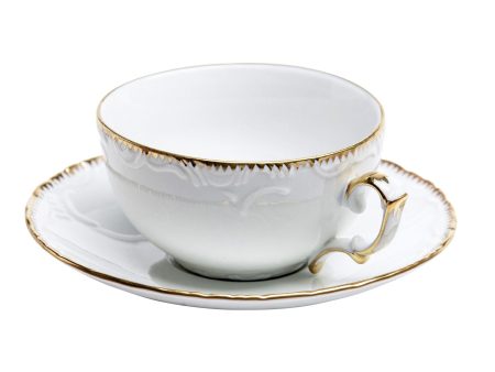 Simply Anna Gold Tea Cup & Saucer For Cheap