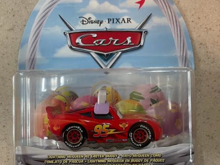 2024 Disney Cars Easter Lightning Mcqueen as Easter Buggy Sale