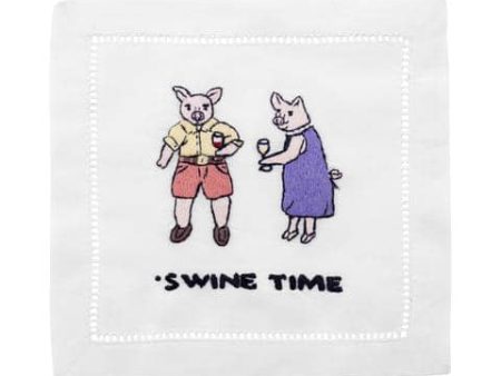 Swine Time Cocktail Napkins Fashion