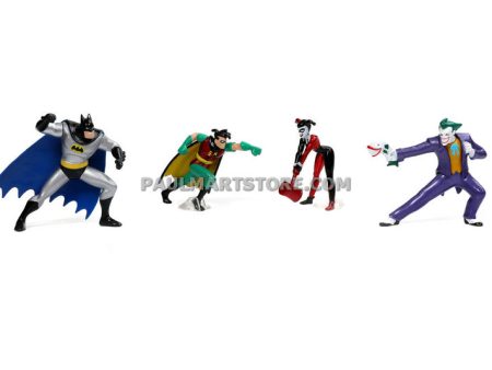 Jada Diecast Metal Diorama DC 2.75  Joker Batman Robin Harley Quinn For Discount