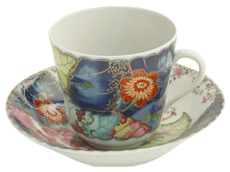 Tobacco Leaf Tea Cup & Saucer Hot on Sale