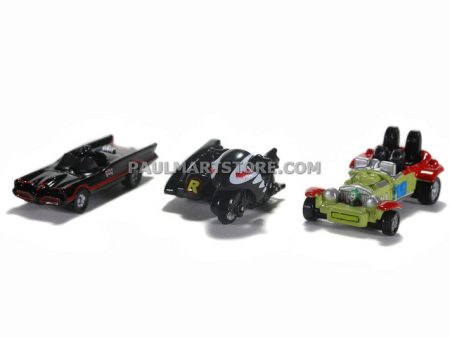 Jada Diecast Metal Nano Hollywood Rides 1966 Batmobile Batcycle Jokermobile Online now