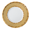 Bamboo Caning Melamine Dinner Plate Online Sale