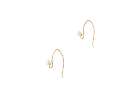 14K Gold and Pearl Thread Earrings Online