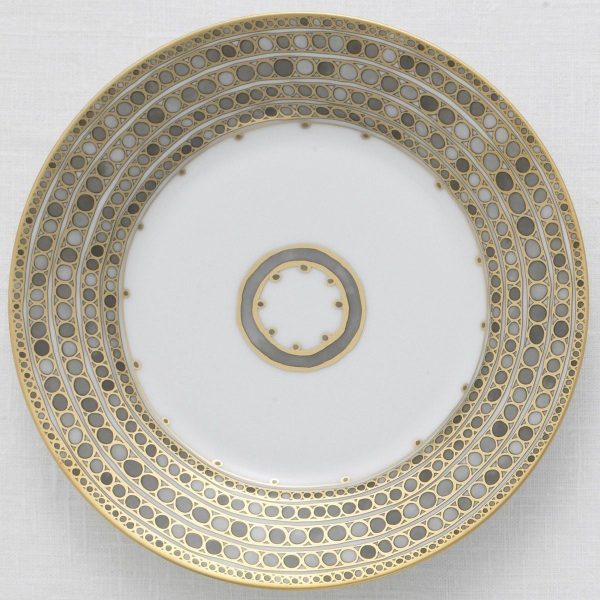 Syracuse Taupe Dessert Plate For Cheap