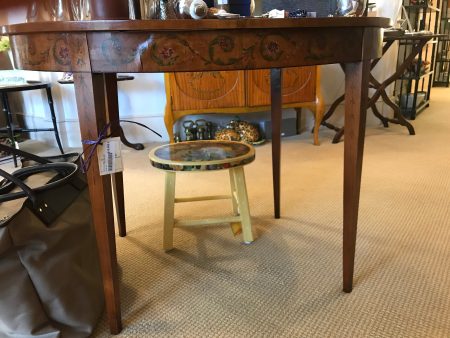 Satinwood Centre Table Decorated on Sale