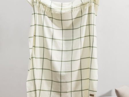 Olive Lexington Plaid Throw Cheap