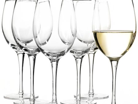 Tuscany White Wine Glasses, Set of 6 Discount