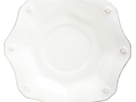 Berry & Thread White Scallop Saucer Supply