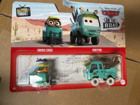 2022 Disney Cars 2 packs DXV99 Q Case SARAH  COGGS NORIYUKI . Online Sale