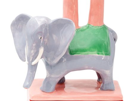 Nuno Mauve Elephant Candle Holder For Sale