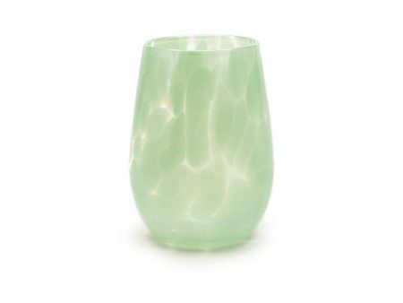 Saban Glass Stemless Fritsy Wine - Sage For Sale