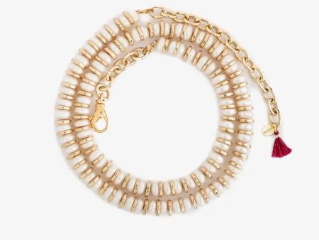 Zoe Necklace, Pearl Discount