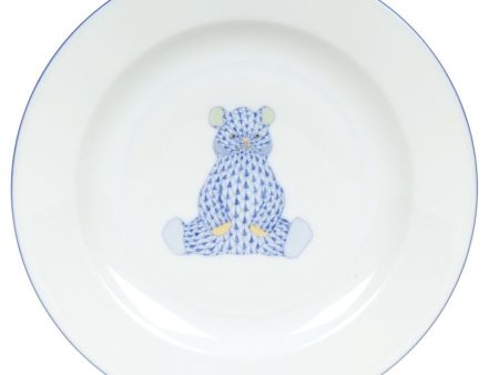 Baby Plate Blue Bear Sale