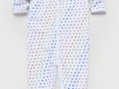 Infant Disco Hearts Footie Pajamas on Sale