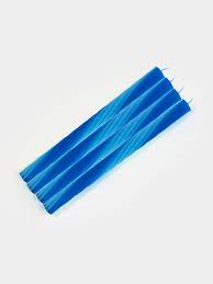 Blue and Light Blue Rope Candles-Set of 4 Fashion