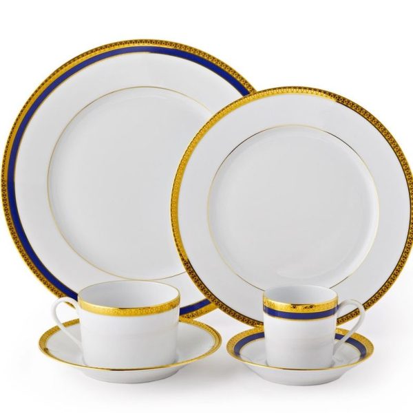 Symphonie Gold & Black Salad Plate Cheap