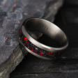 Hellfire Glowstone Ring on Titanium Discount