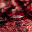 Hellfire Glowstone Ring on Titanium Discount