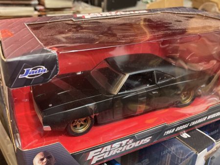 1:24 Jada Fast & Furious 1968 Dodge Charger Widebody Black Cheap