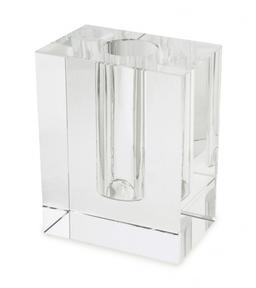 Crystal Rectangular Bud Vase Hot on Sale