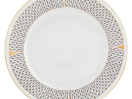 Art Deco Grey Dinner Plate Hot on Sale