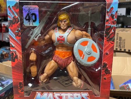 2022 MOTU Masters of the Universe 40th Anniversary He-Man Heman Action Figure Supply