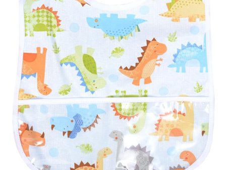 Dinosaur Wipeable Bib on Sale