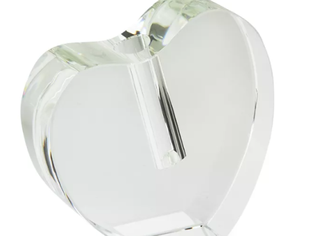 Crystal Heart Shaped Vase - Small Online