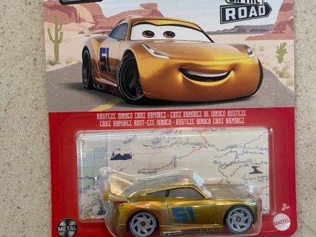 Disney Cars DXV29 CD- GOLD DINOCO CRUZ RAMIREZ Sale