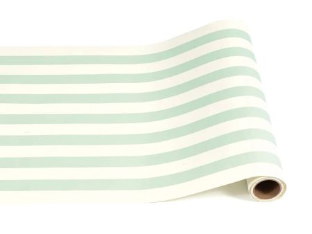 Seafoam Classic Stripe Runner - 20  x 25  Online Sale