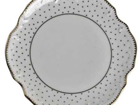 Simply Anna Polka Gold Bread & Butter Plate on Sale