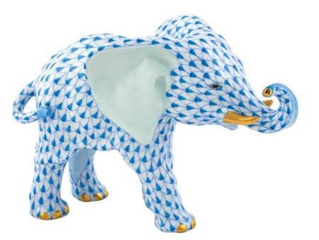 Blue Roaming Elephant Online Hot Sale